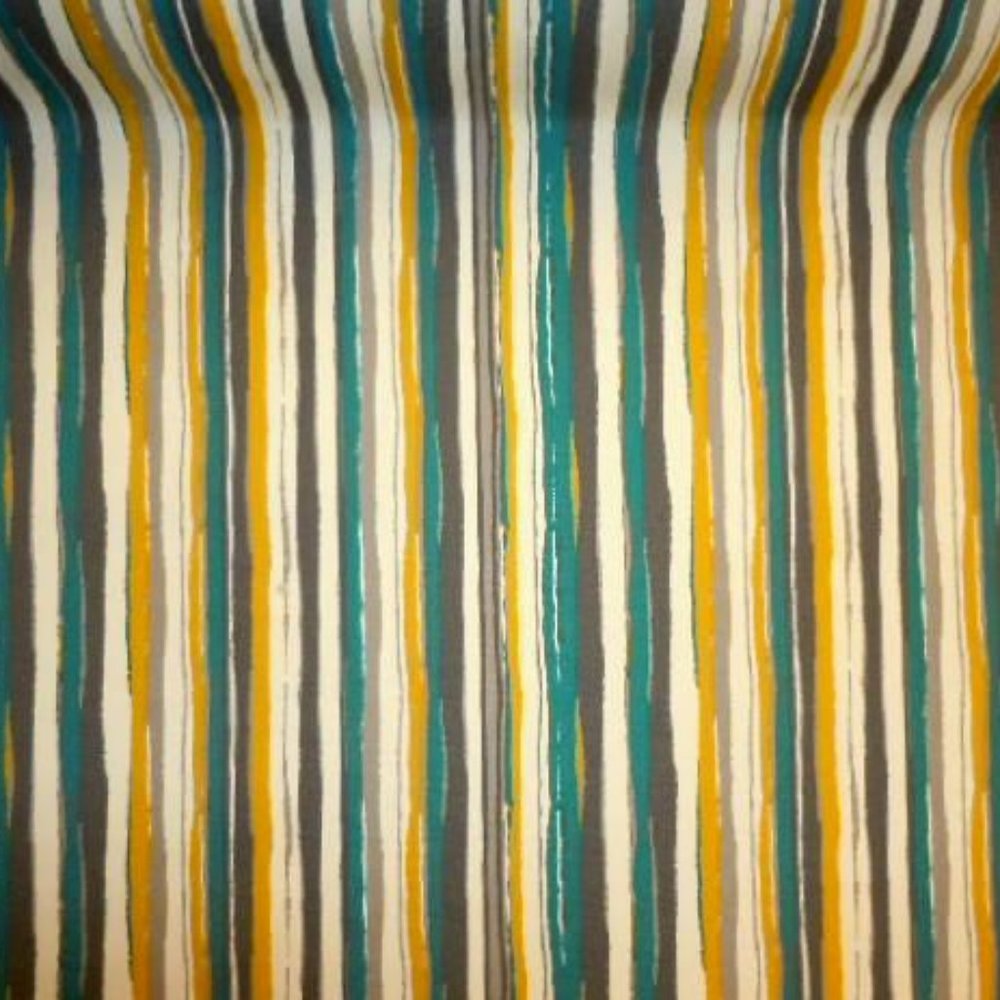 Outdoor Marigold Stripe Fabric